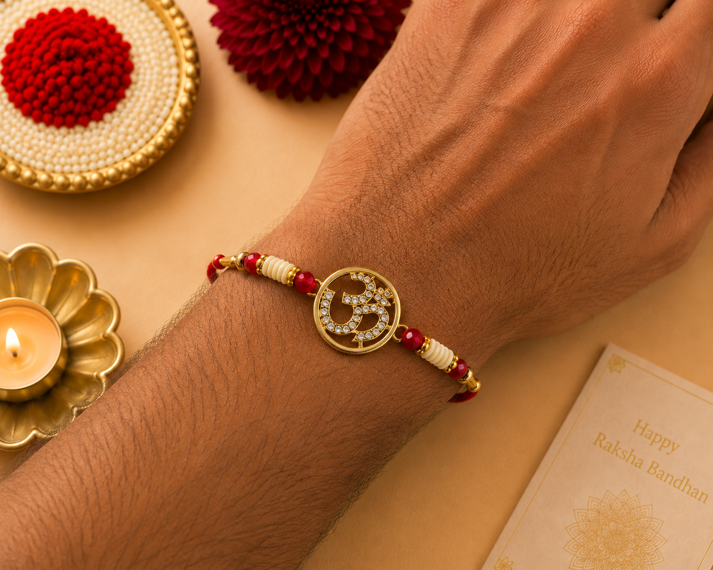NR-18 – Divine Om Rakhi — image 1