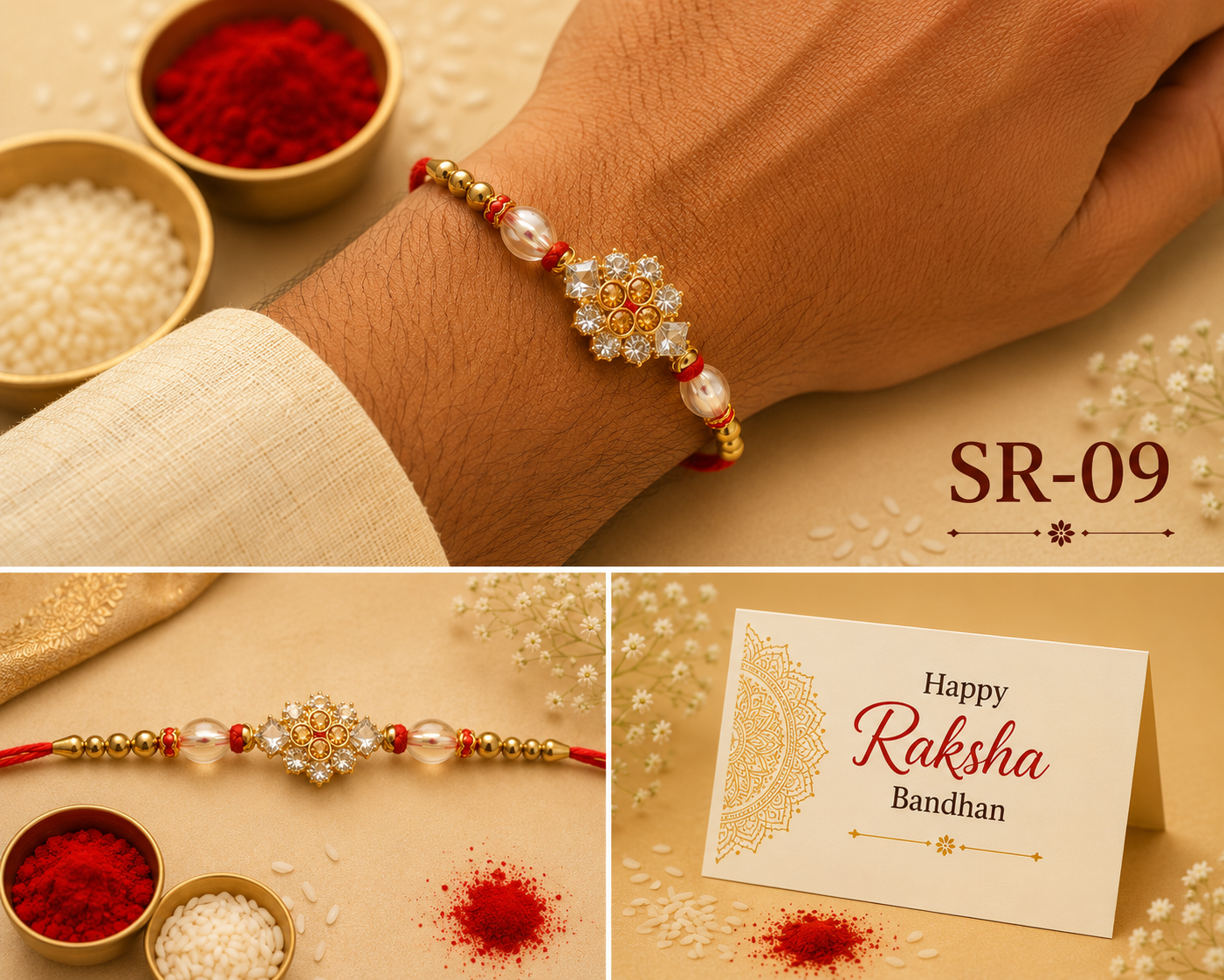 Stone Rakhi- SR-09 