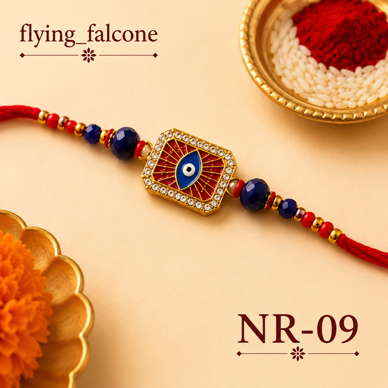 NR-09 Evil Eye Protection Rakhi