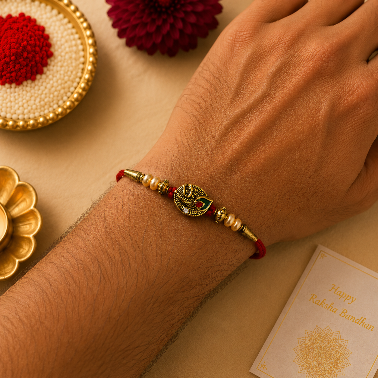 NR-14 – Om Ganesh Rakhi — image 1