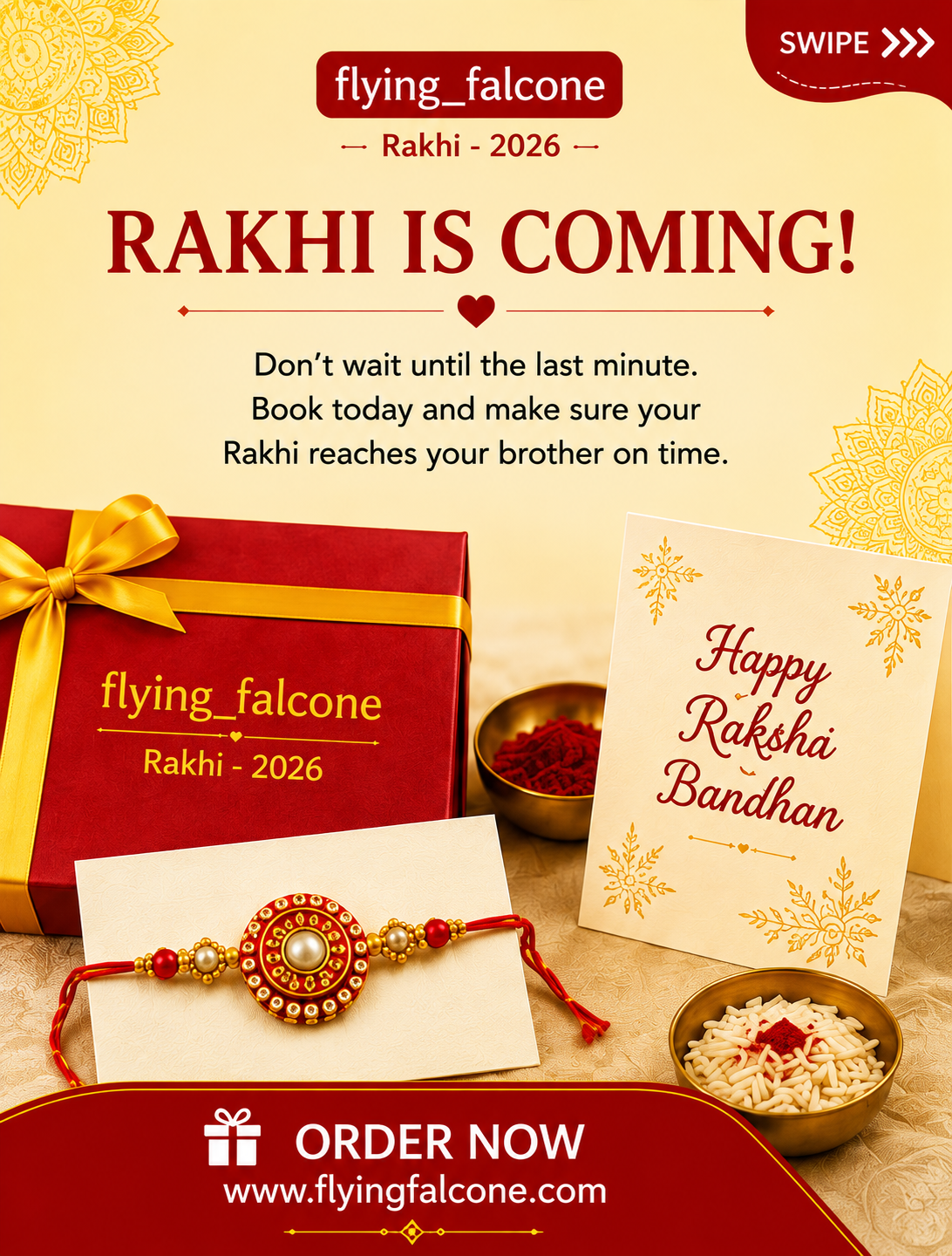 Peacock Designer Rakhi – BR-16 — image 3