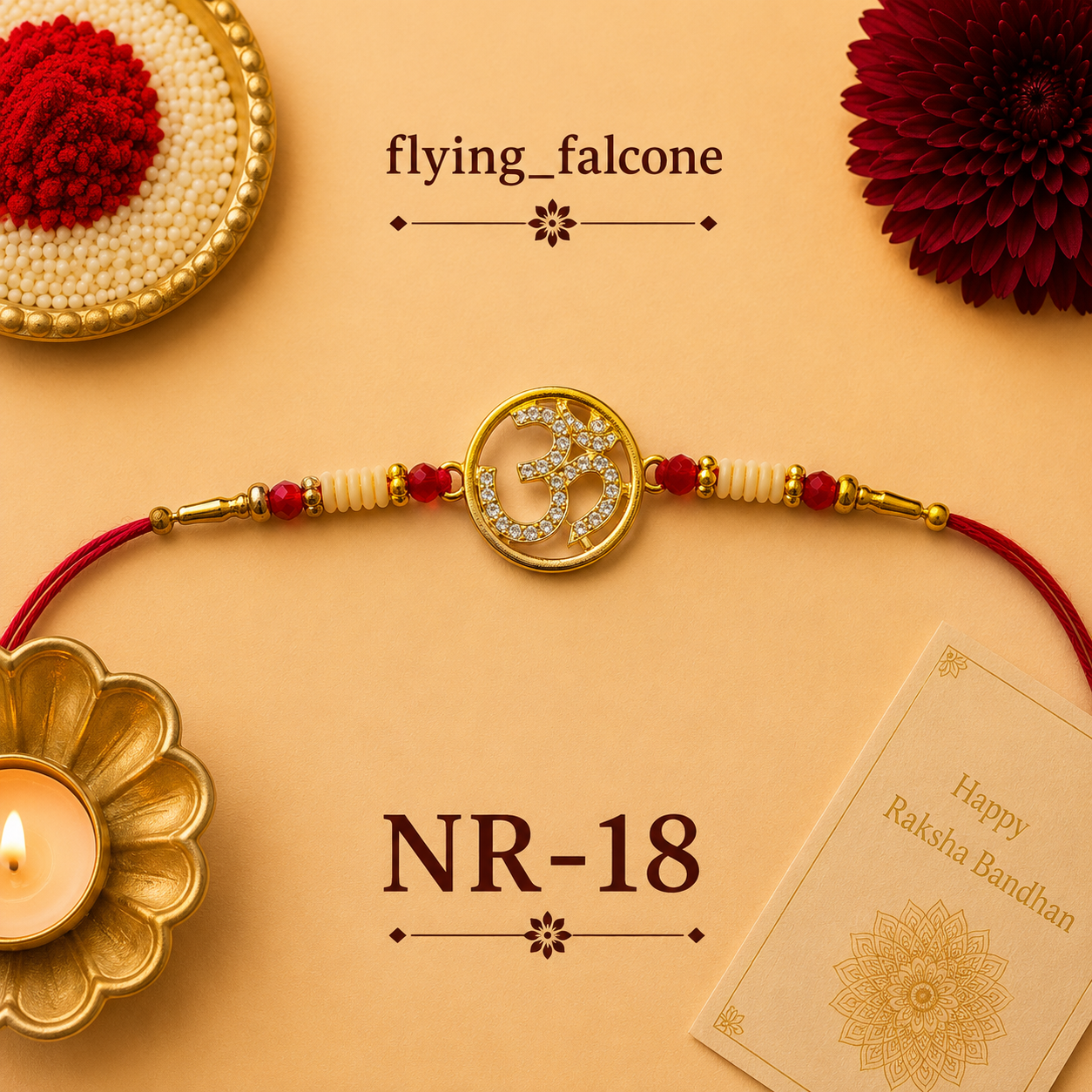 NR-18 – Divine Om Rakhi