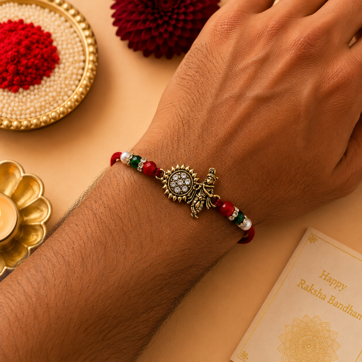 NR-16 –Sri Krishna Chakra Rakhi — image 2