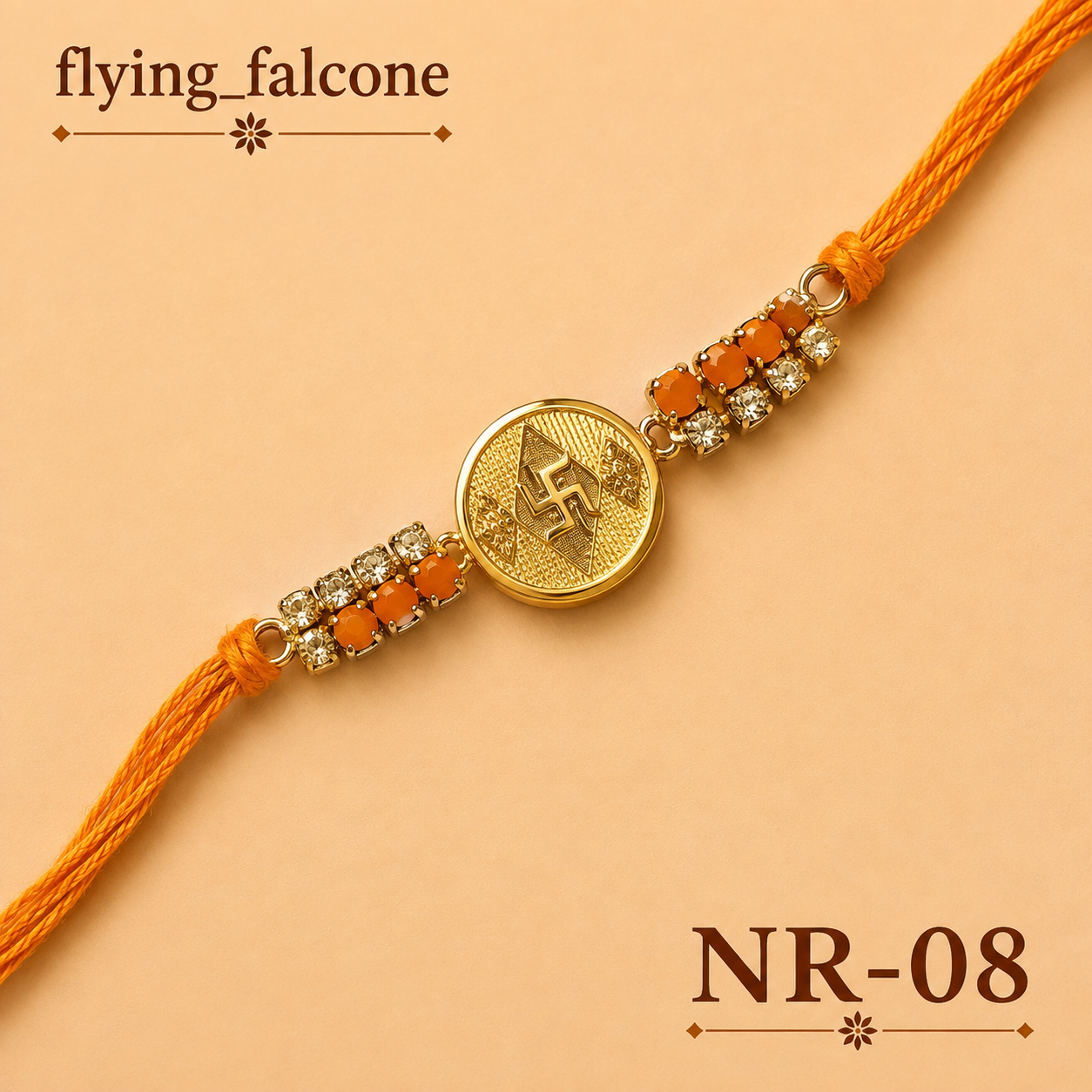 NR-08 Auspicious Swastik Rakhi