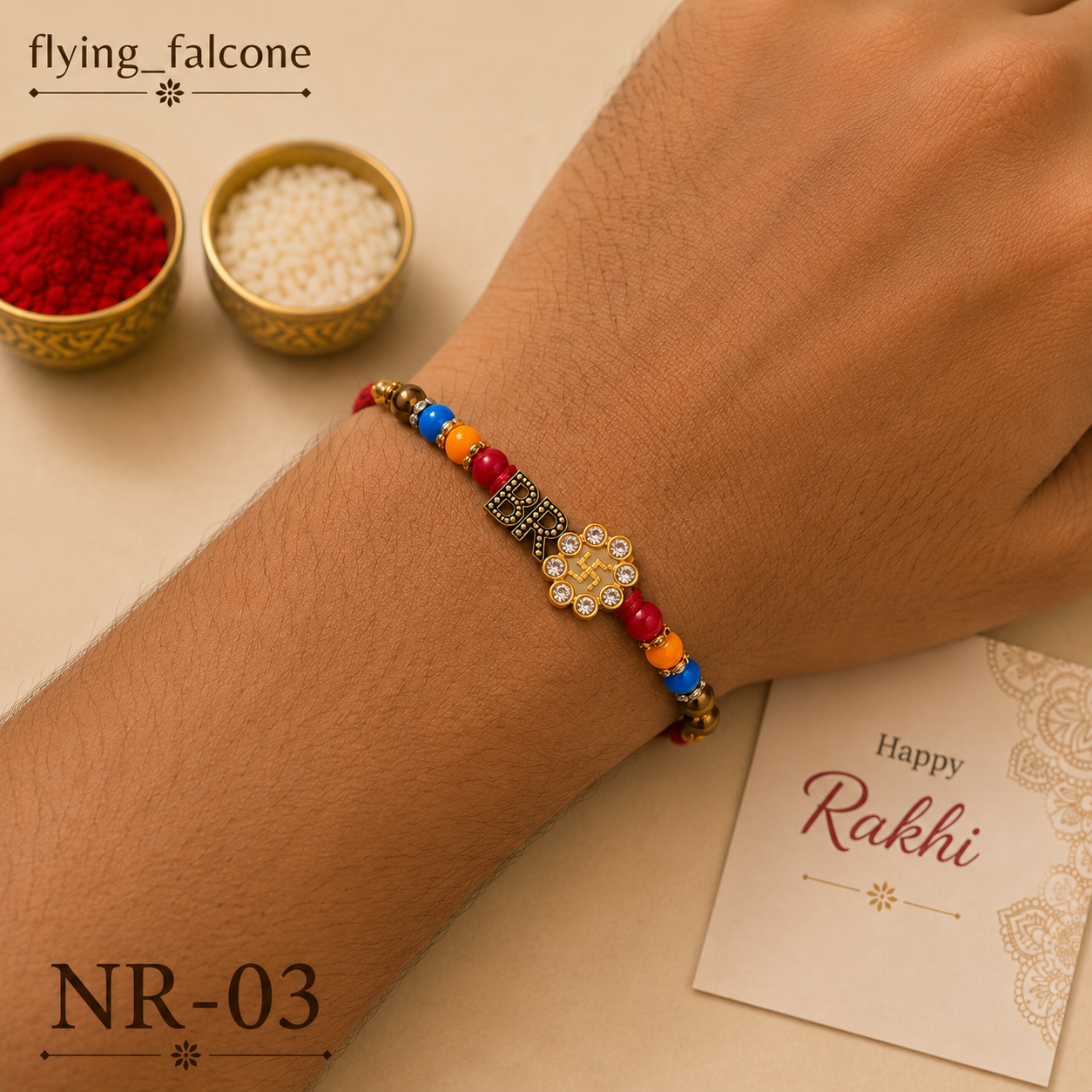 NR-03 Brother’s Pride Rakhi — image 1