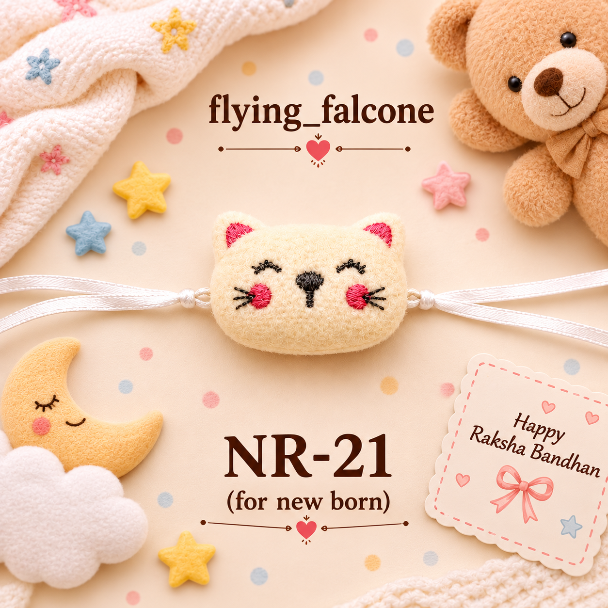 NR-21 – Baby Cuddle Rakhi (For New Born